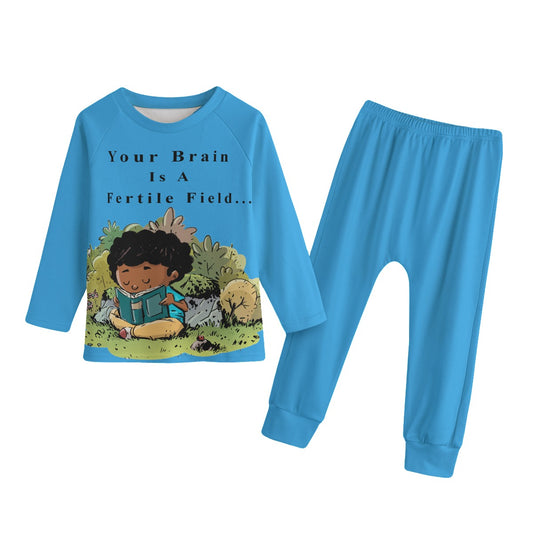 All-Over Print Kid's Knitted Fleece Set
