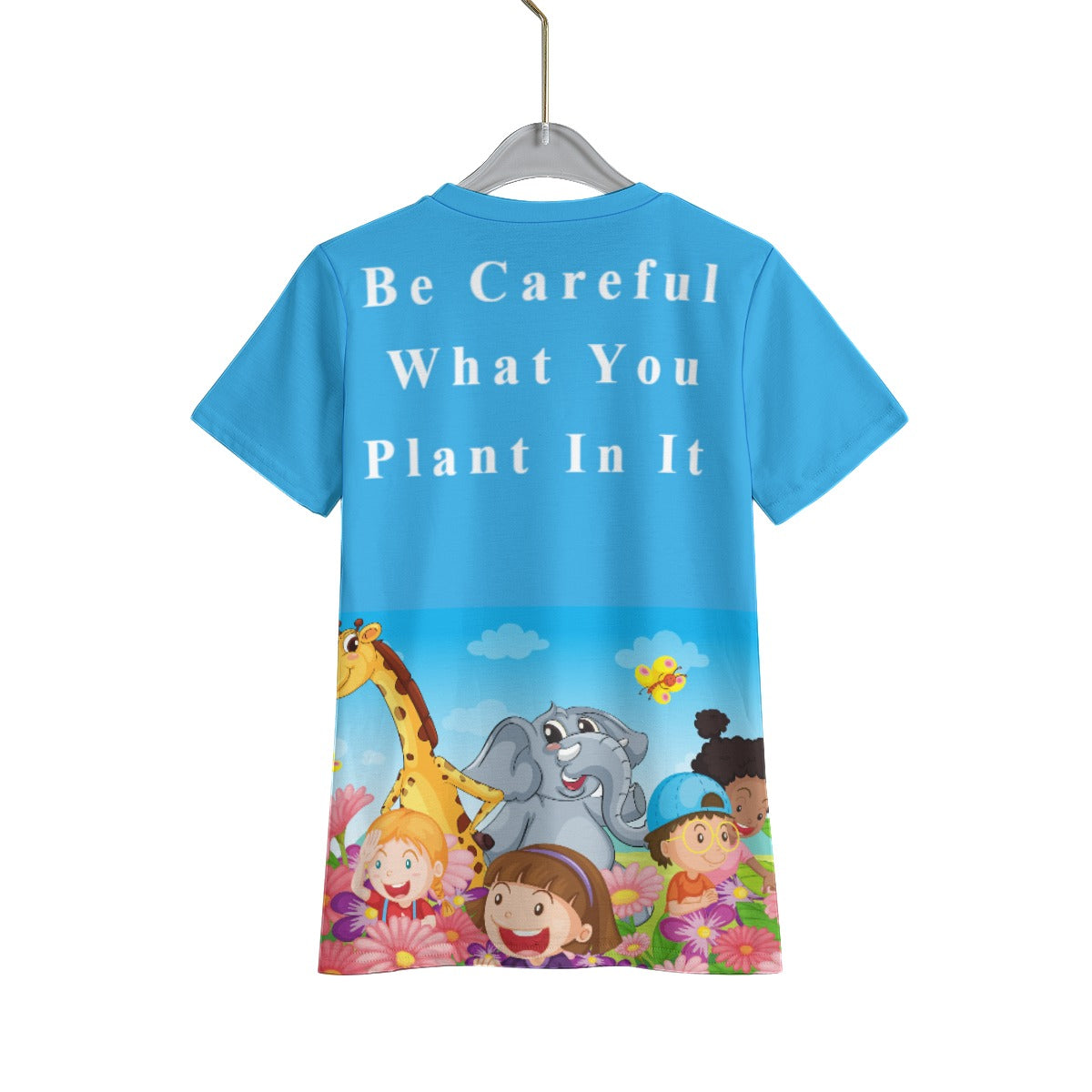 Eco-friendly All-Over Print Kid's Short Sleeve