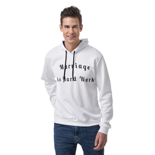 All-Over Print Men's Pullover Hoodie Without Pocket