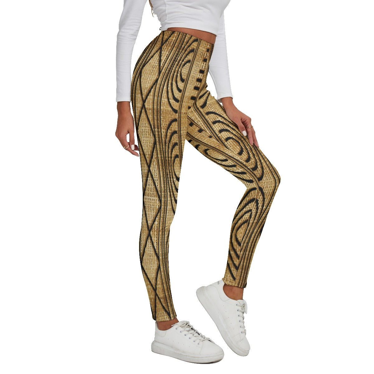 All-Over Print Women's Skinny Leggings With Plus Fleece