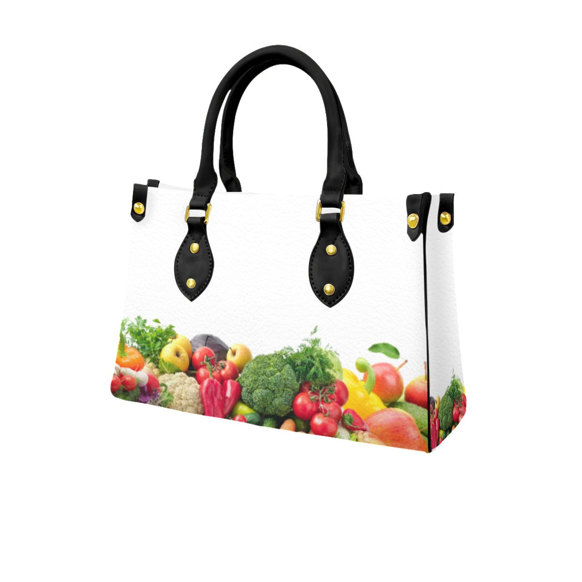 Women's Tote Bag With Black Handle