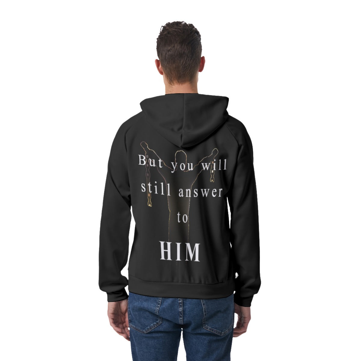 All-Over Print Men's Raglan Pullover Hoodie