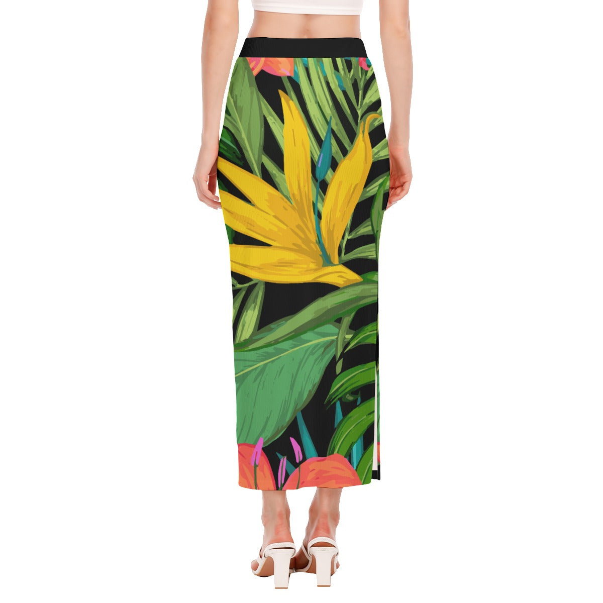 All-Over Print Women's Side Slit Skirt