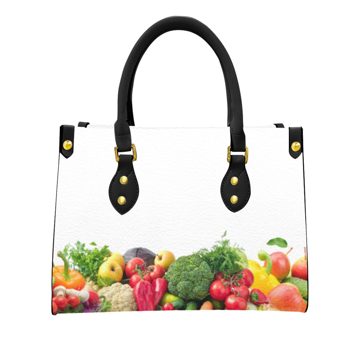 Women's Tote Bag With Black Handle