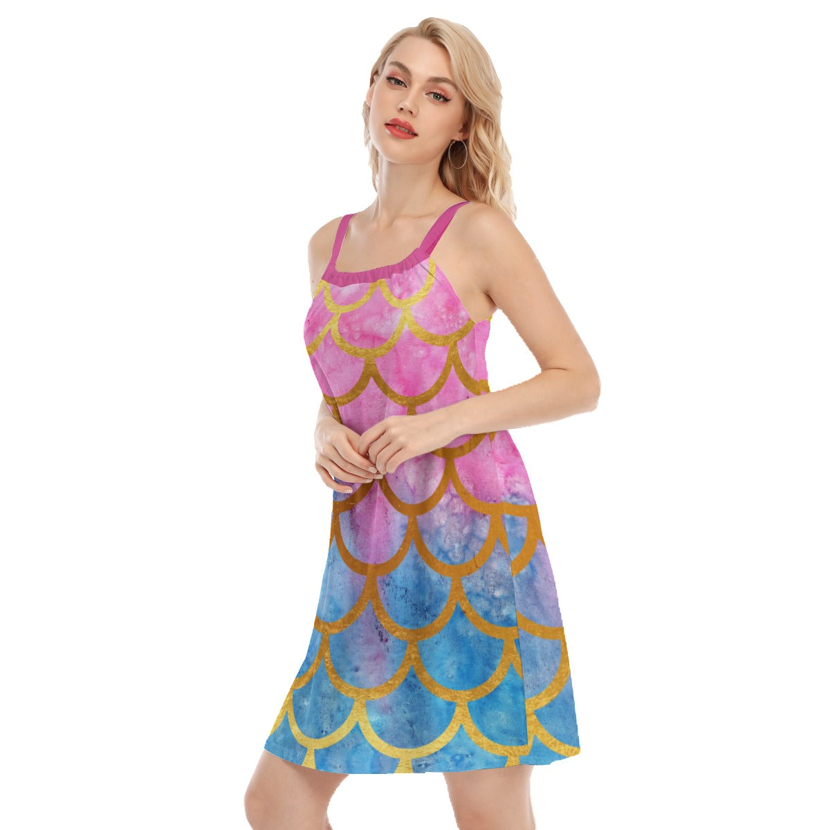 All-Over Print Women's Sleeveless Cami Dress