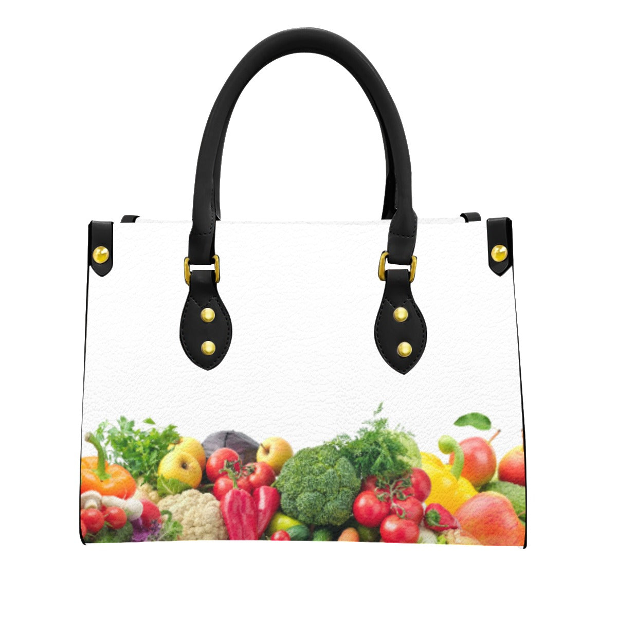 Women's Tote Bag With Black Handle