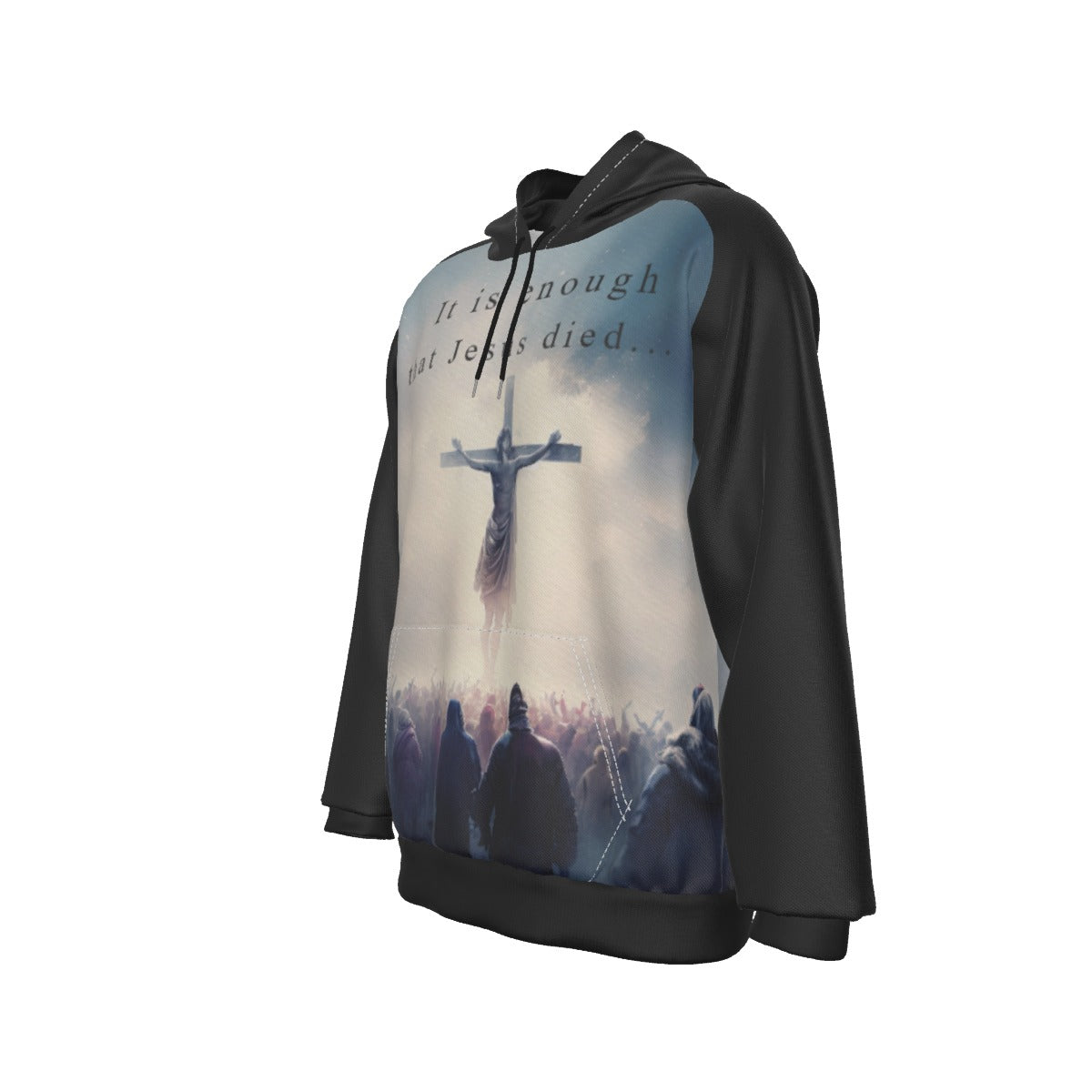 All-Over Print Men's Raglan Pullover Hoodie