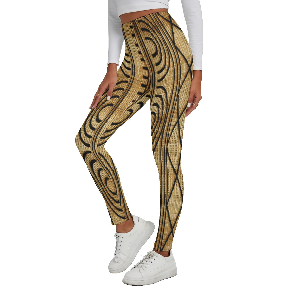 All-Over Print Women's Skinny Leggings With Plus Fleece