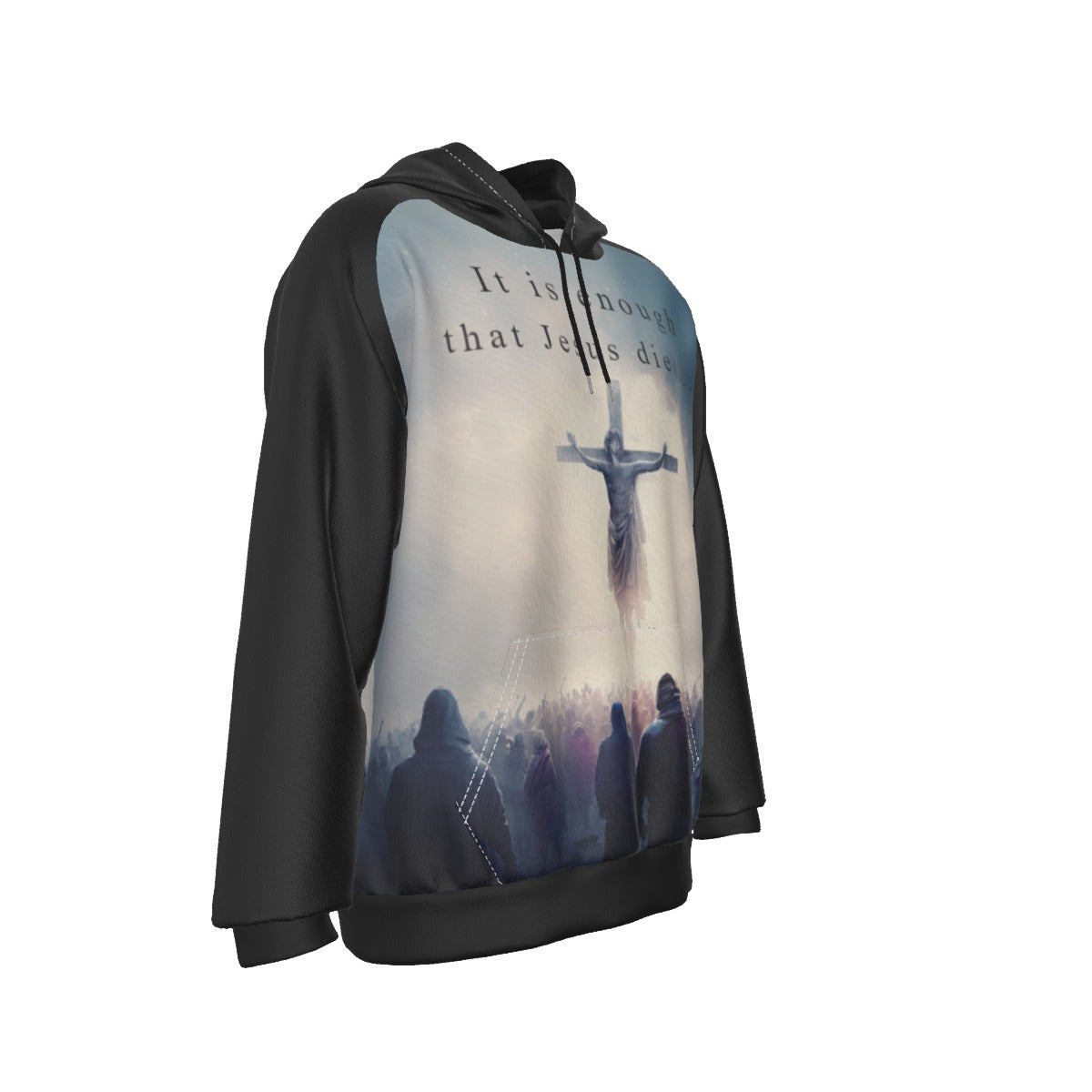 All-Over Print Men's Raglan Pullover Hoodie